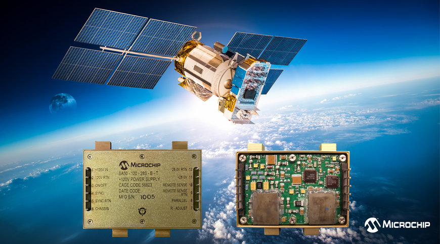 Microchip annonce des convertisseurs de puissance basés sur des composants standard du commerce, qualifiés spatial et résistants aux rayonnements